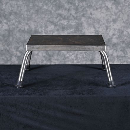 Imperial OR-36360MED Stepstool Silver Colored Metal 20"x15"x0'9"