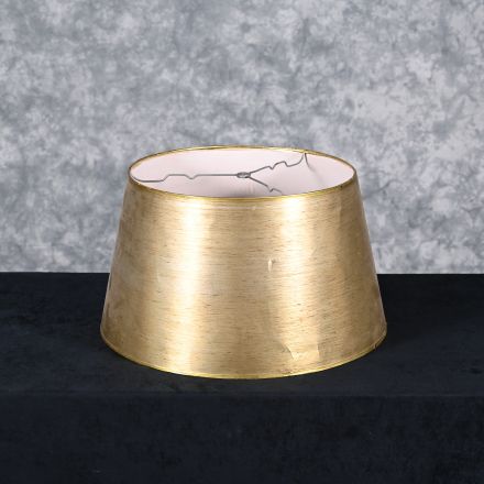 Lamp Shade Gold Colored Laminate 15"x11"