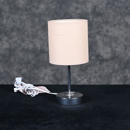 LT2007 Table Lamp Silver Colored Metal Incandescent Electrical 40 W 12"