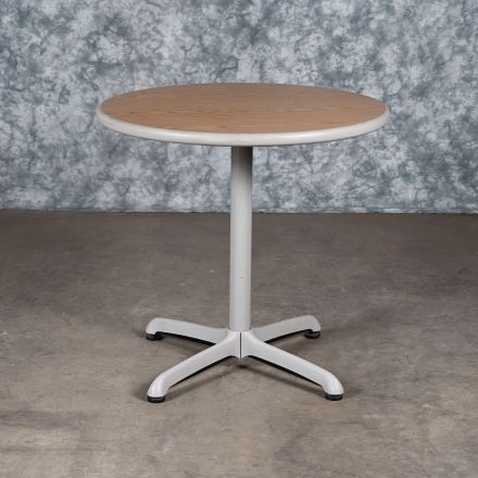 Steelcase 853000 Cafe/Bistro Table Medium Wood Colored Laminate Round 30"x30"x28.5"