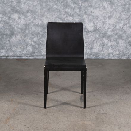 Cape Furniture Dining Chair Black Wood No Arms