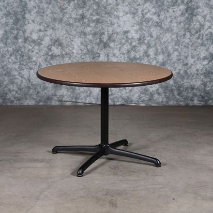 Steelcase 854200 Café/Bistro Table Medium Wood Colored Laminate Round 42"x42"x28.5"