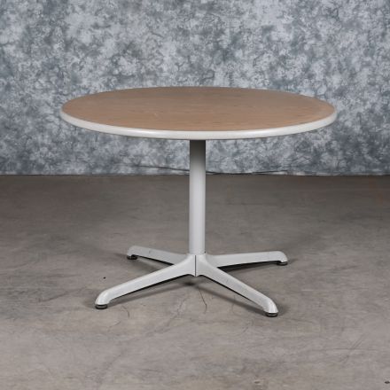 Steelcase 854200 Café/Bistro Table Medium Wood Colored Laminate Round 42"x42"x28.5"