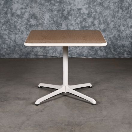 Steelcase 853535 Café/Bistro Table Medium Wood Colored Laminate Square 35"x35"x28.5"