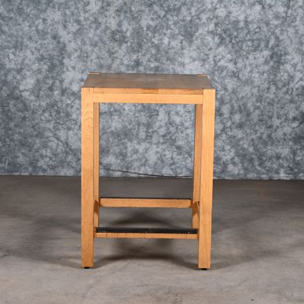 Café/Bistro Bar Height Table Medium Colored Wood Square 30"X30"x43"