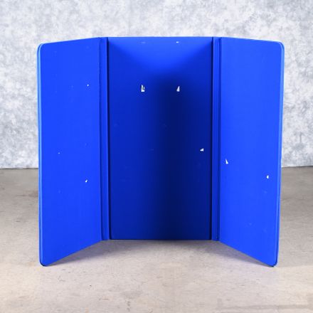 Folding Table Top Display Blue Fabric 72"x46.5"