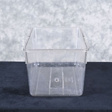 Allentown Caging Bin/Tote Clear Plastic Nesting 18"x9.5"x8"