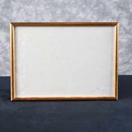 Gold Colored Wood Frame Glass 15"x10.75"