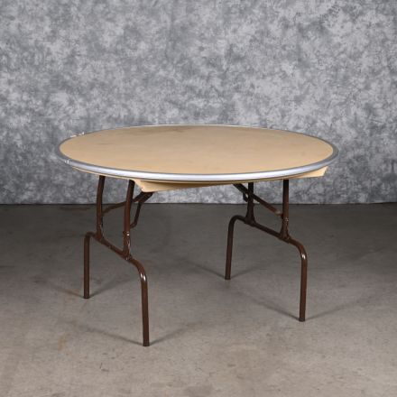 Mity-Lite Folding Table Beige Plastic Round 48"x48"