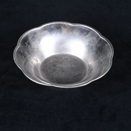 Alfra Alessi Fruit Bowl Silver Colored Metal 8"