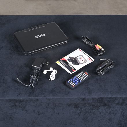 Never Used PYLE PDV905BK DVD Player Power Cable Included Remote Included