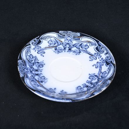 Alfred Colley Lusitania Saucer Blue Ceramic 6"