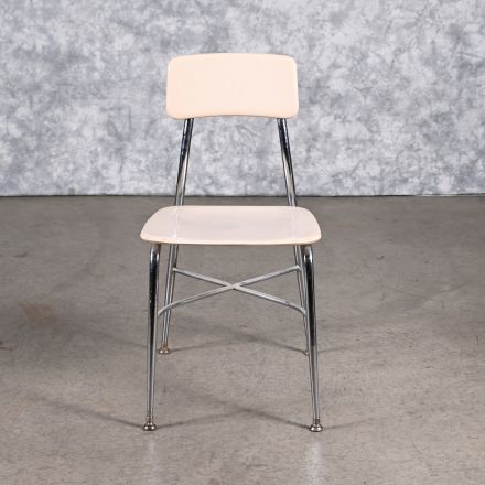 Heywood-Wakefield Hey-Woodite Conversation/Side Chair Beige Composite No Arms