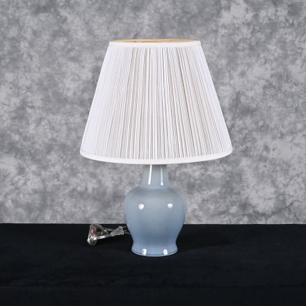 Wholesale Merchandisers, LLC 3437795 Table Lamp Gray Ceramic No Bulb Electrical 100 W 22.5"