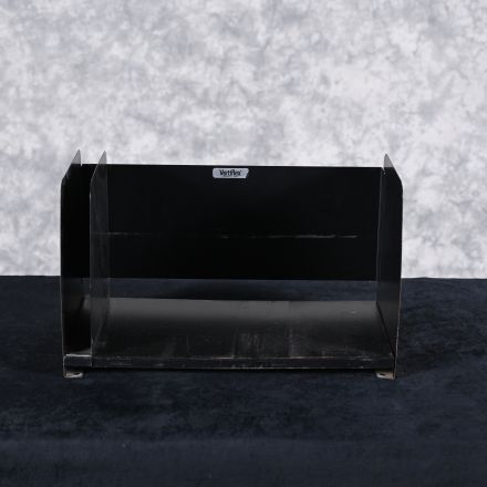 Vertiflex Desk Organizer Dark Wood Colored Metal 15.5"x9"x9"