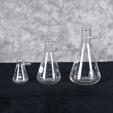 Mixed Lot of Three (3) Various Erlenmeyer Flasks