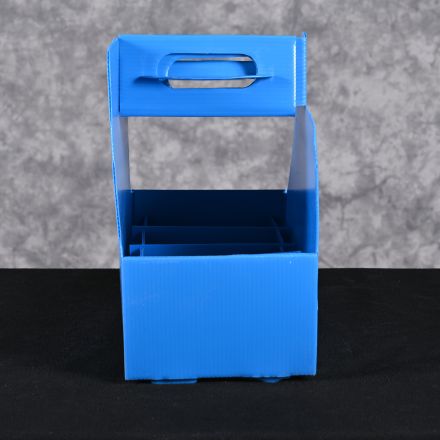 Thermo Scientific 6565-0001 (4-slot) Tote Blue Plastic With Handles 13.5"X8"x14"