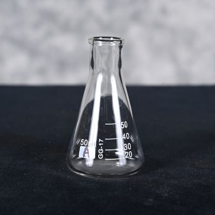 Glass Autoclavable Erlenmeyer Flask 50mL