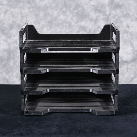 Rogers 2531 Desk Organizer Black Plastic 13.5"x10"x12"