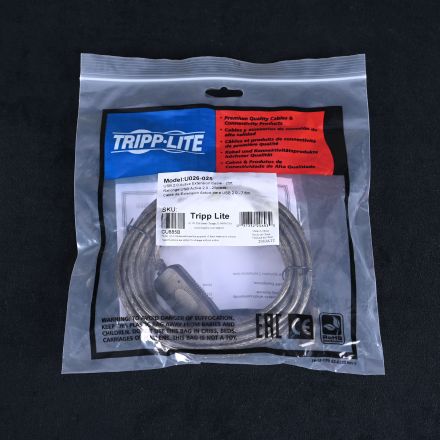 Never Used TRIPP-LITE U026-025 USB 2.0 (male) to USB 2.0 (female) Cable 25'