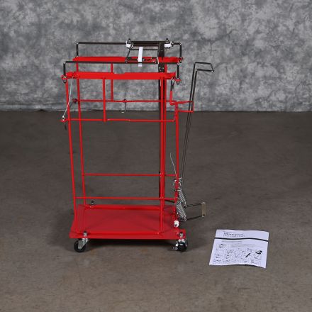 Never Used Cardinal Health Monoject Foot Pedal Cart for Slide Lid Container