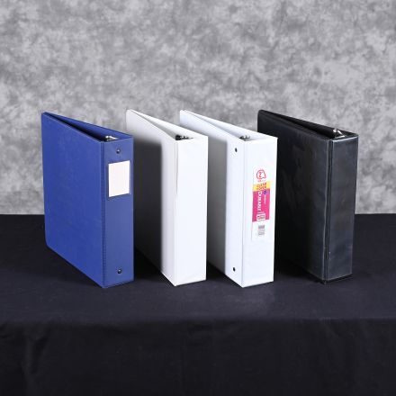 Set of 4 Ring Binders Color Will Vary 2"