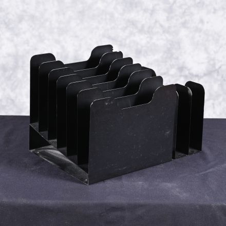 Buddy Products Desk Organizer Black Metal 15"x11"x10"