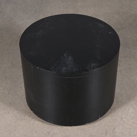 Accent Table Black Laminate Round 23.5"x23.5"x18.5"