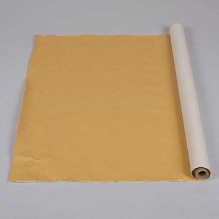 Wallpaper Roll Yellow Pattern Vinyl 53"
