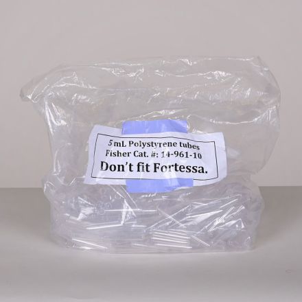 Bag of Plastic Culture Tubes
