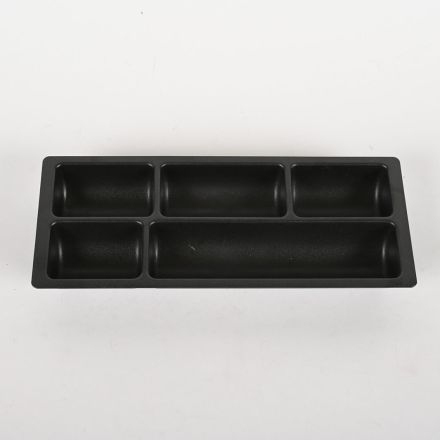 Desk Organizer Black Plastic 13"x5.5"