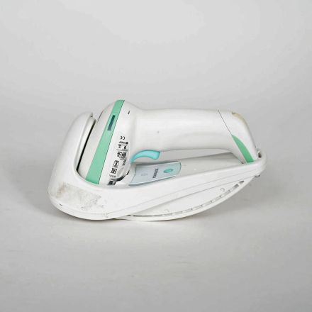 Delphix GBT4500 Bluetooth Barcode Scanner White Green Wireless Cradle