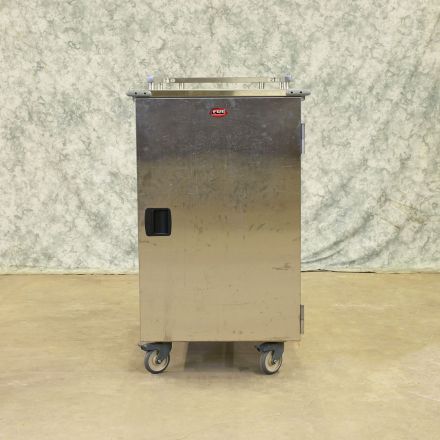 FWE ETC-1520-14 Stainless Steel Tray Delivery Cart 14 Pan Mobile Cabinet