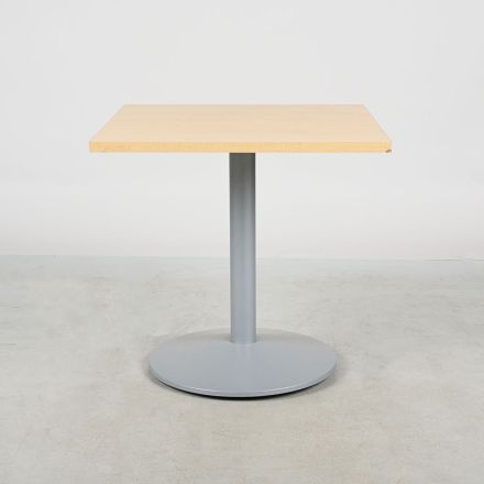 Café/Bistro Table Light Wood Colored Laminate Square 30"x30"x29.5"