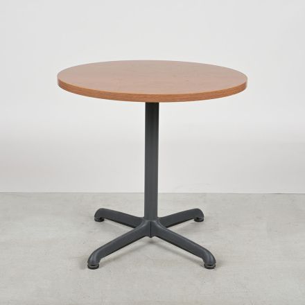 HON Cafe/Bistro Table Medium Wood Colored Laminate Round 29.5"x29.5"x28"
