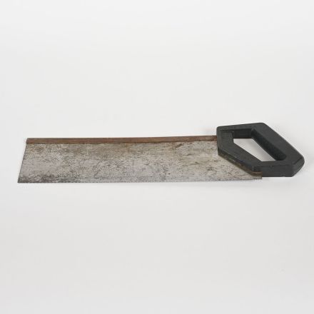 Vintage Hand Saw 90"/45" Miter Box Saw, Steel Blade with Plastic Handle