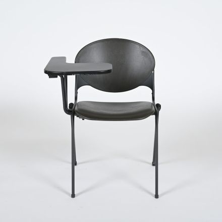 Harvest Link International Prima Chair, Black Plastic Seat, Right-Hand Writing Tablet