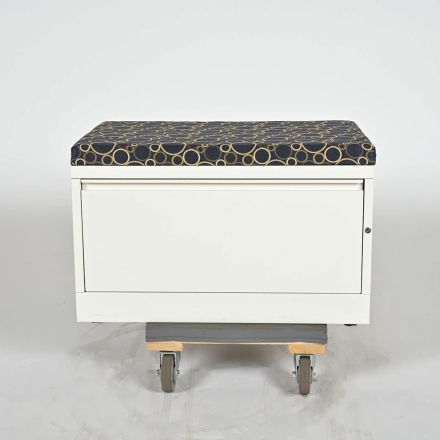 Herman Miller 1-Drawer Lateral File Cabinet, Fabric Top, No Key