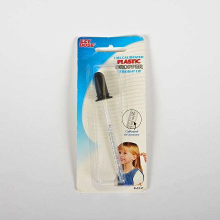 EZY Dose 1mL Calibrated Plastic Medicine Dropper Straight Tip, Never Used