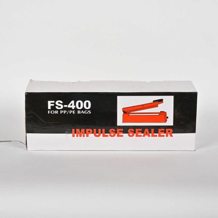 FS-400 Impulse Sealer 16" Plastic Bag Sealer 600W 110V AC