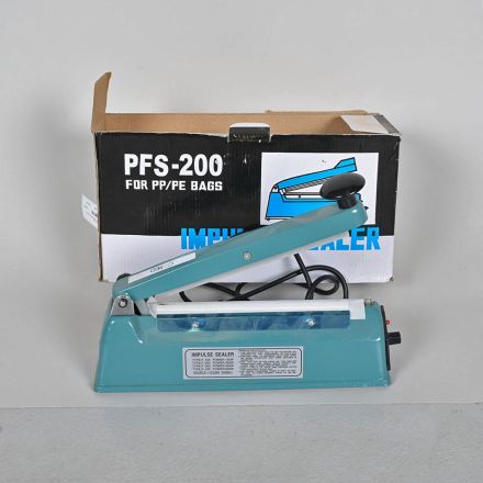 PFS-200 Impulse Heat Sealer for Poly Bags 8" Seal Width, Never Used