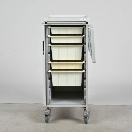 Damaged Innerspace Mobile Medical Storage Cart 19"X27"x42.5"