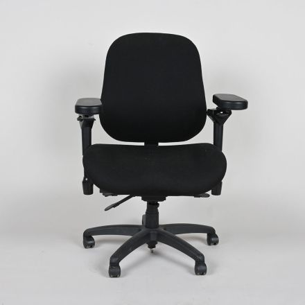 ergoCentric BodyBilt J2504 Adjustable Ergonomic Office Chair, Carbon Fabric, with Arms & Wheels