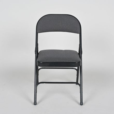 DongGuan ShiChang Metals Folding Chair Gray Pattern Fabric