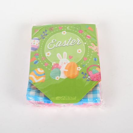 YANGTE Easter Gift Bags, Assorted Colors, Bunny Design, Pack of 18, Sealed