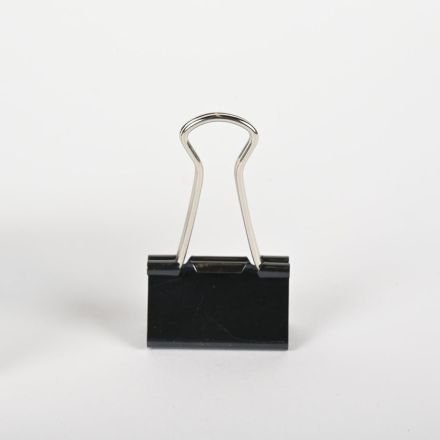 Office Max 20015001 Binder Clips Black Metal, Never Used