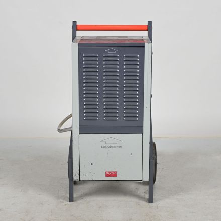 Dayton 5EAJ4 Industrial Dehumidifier, 60 Pint Capacity, R410A Refrigerant, Portable Unit