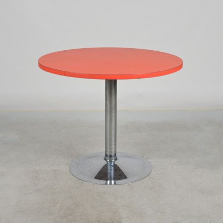 Café/Bistro Table Orange Laminate Round 36"x36"x29.5"