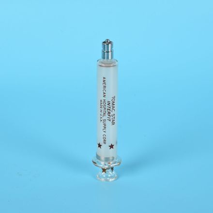 American Hospital Supply Tomac Star Interfit Glass Syringe, 10 mL