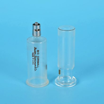Becton Dickinson Cornwall Glass Syringe; 10 mL; Clear